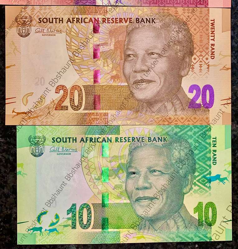 SOUTH AFRICA NELSON MANDELA 46664 MATCHING NO G.MARCUS AP0466640 VERY SCARCE IN SA RESERVE FOLDER