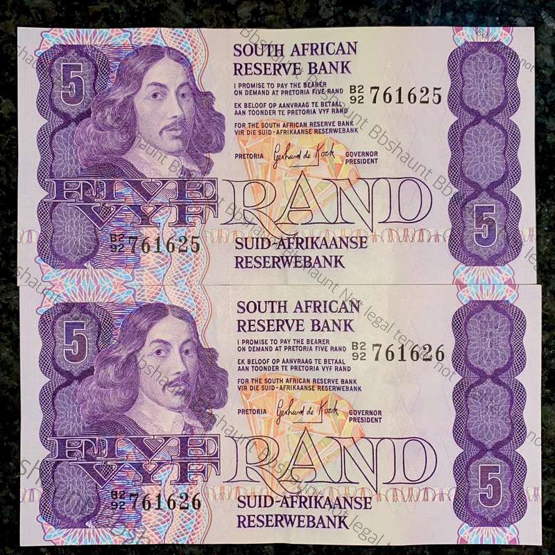 GPC De Kock. R5 in sequence B2 92/761625-626 -- 2nd issue 1981 (1 bid takes all)