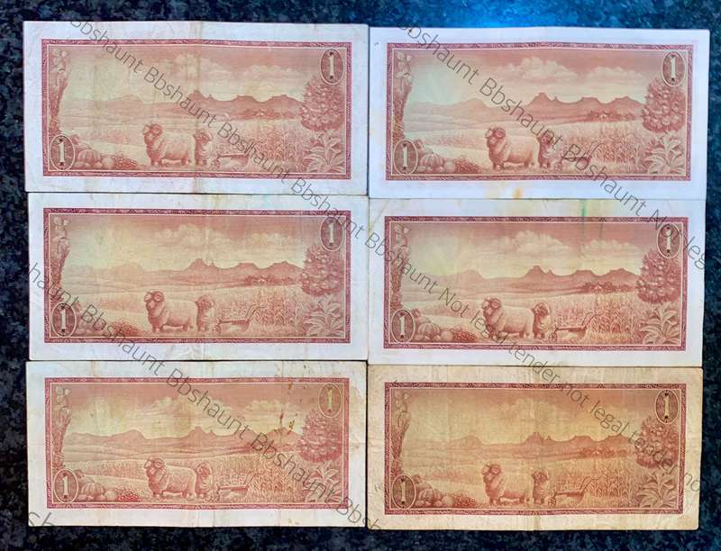 Tw De Jongh. R1 1967-1975 & 2X G Rissik 1966 - A series Springbuck wtm (1 bid takes all)