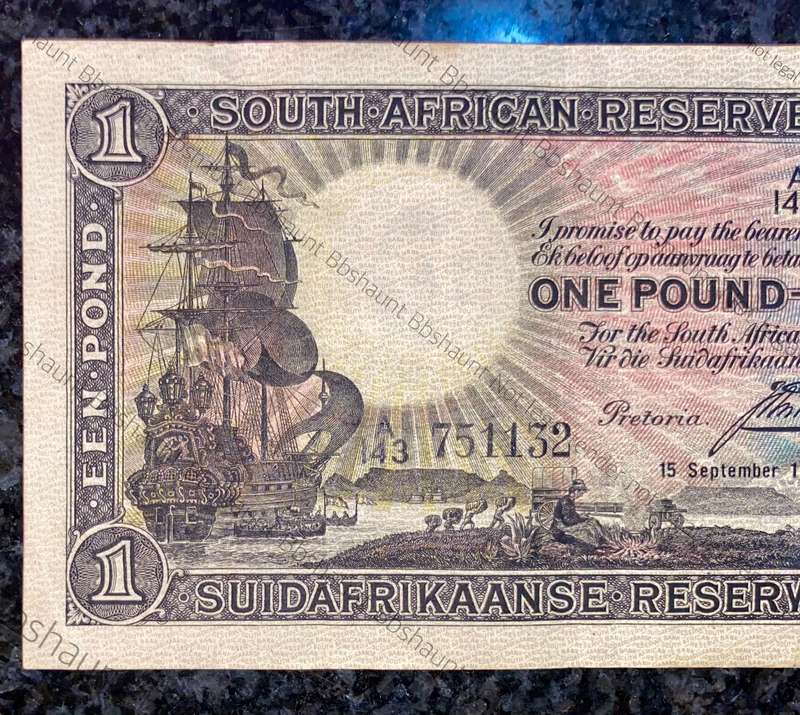 J Postmus. 1 pound 15th September 1944 - A143