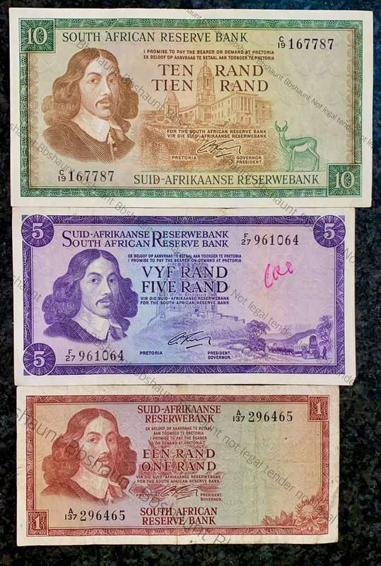 complete set G Rissik R10 to R1 - 2nd issue 1966 (1 bid takes all)
