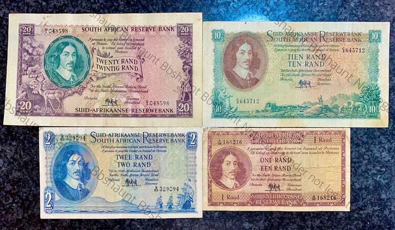 COMPLETE SET OF MH DE KOCK & DECIMALS R20 - D1 TO R1 - A32 -- 4TH ISSUE 1961(1 BID TAKES ALL)