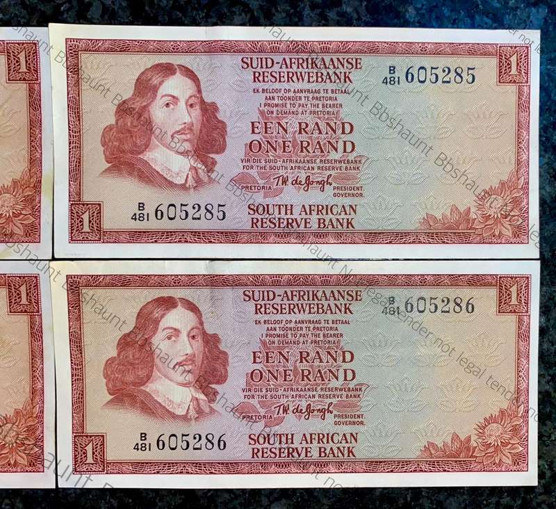 TW De Jongh. R1 in sequence aunc 3rd issue 1975 (1 bid takes all)