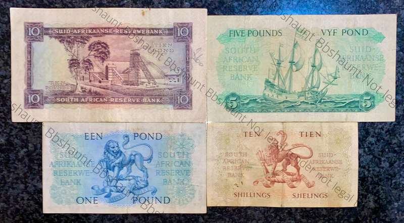 Mh De Kock. set 10 pound to 10 shillings 1951-1957 (1 bid takes all)