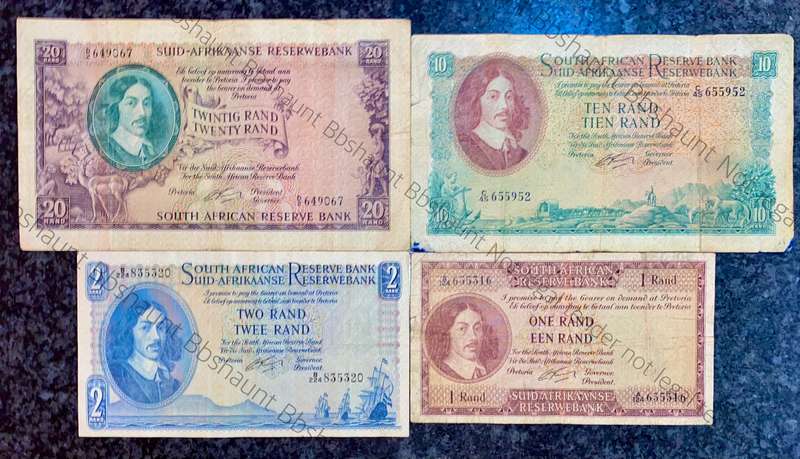 complete set G Rissik R20 to R1 - 1st issue 1962 (1 bid takes all)