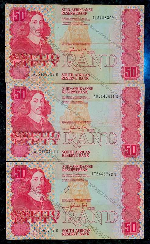 GPC De Kock. R50 --3rd issue 1984--(1 bid takes all)