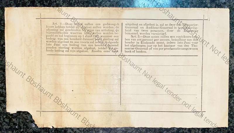 Z.A.R Pietersburg 1 pound Government Noot 1901-04-01 no53076A