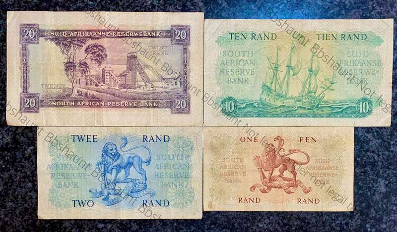 complete set Mh De Kock R20 to R1 -- 4th issue 1961 (1 bid takes all)