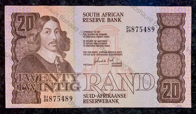 GPC De Kock. R20 second issue 1981 unc