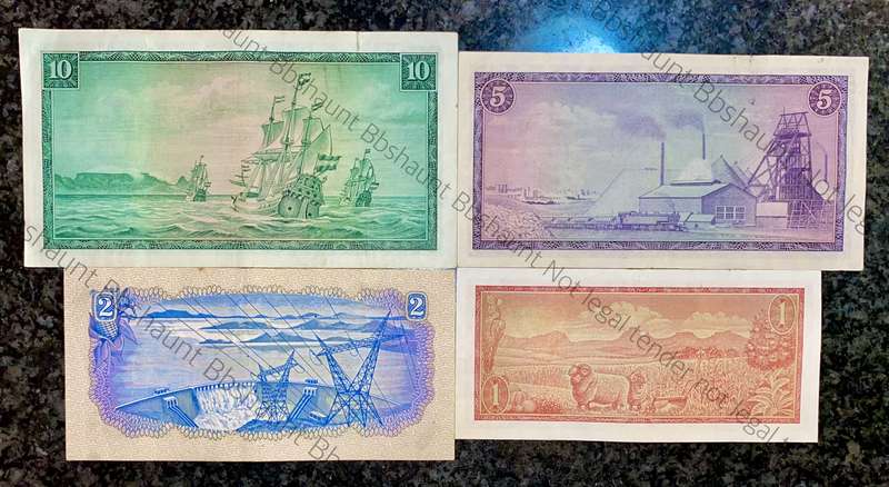 Complete Set Tw De Jongh R10 to R1 -- 1967-1975(1 bid takes all)