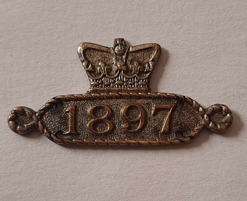 **RARE: 1897 Queen Victoria. 925 Silver 'Diamond Jubilee ' Medal Device. **