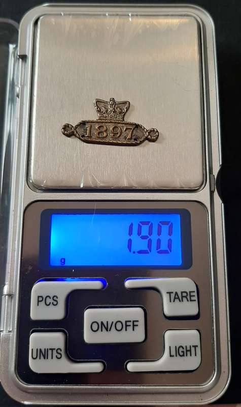 **RARE: 1897 Queen Victoria. 925 Silver 'Diamond Jubilee ' Medal Device. **