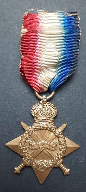 **WW1: R.A.M.C 1914-15 Star Medal w/ Ribbon ( Att. SGT.).**