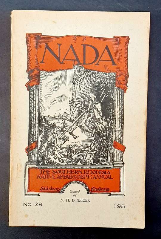 **RARE: 1950s Rhodesia Native Affairs Magazine Periodical (NADA).**