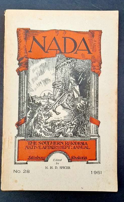 **RARE: 1950s Rhodesia Native Affairs Magazine Periodical (NADA).**