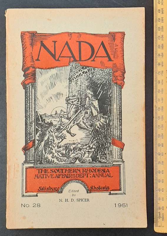 **RARE: 1950s Rhodesia Native Affairs Magazine Periodical (NADA).**