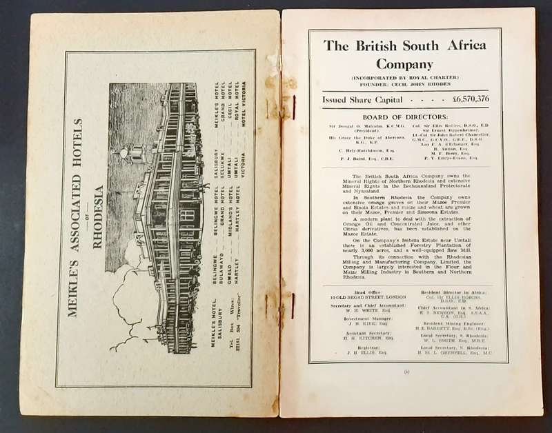 **RARE: 1950s Rhodesia Native Affairs Magazine Periodical (NADA).**