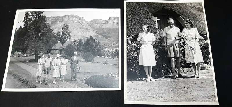 **RARE: 1947 Royal Visit to South Africa Official Photograph Lot #2 (SA Railways).**