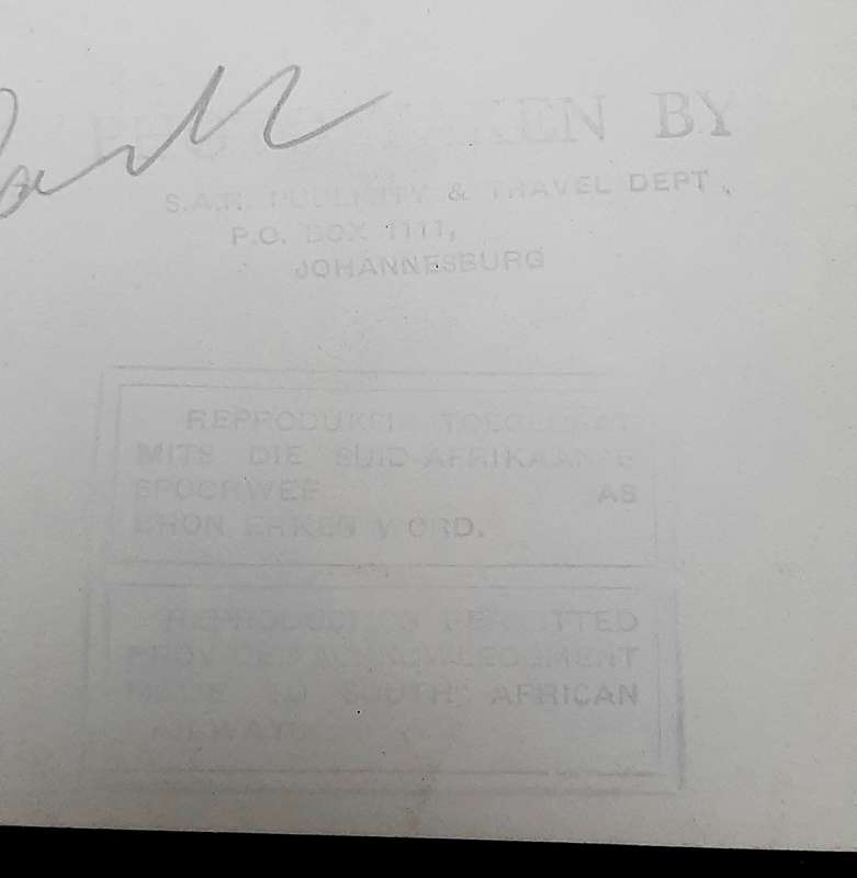 **RARE: 1947 Royal Visit to South Africa Official Photograph Lot #2 (SA Railways).**