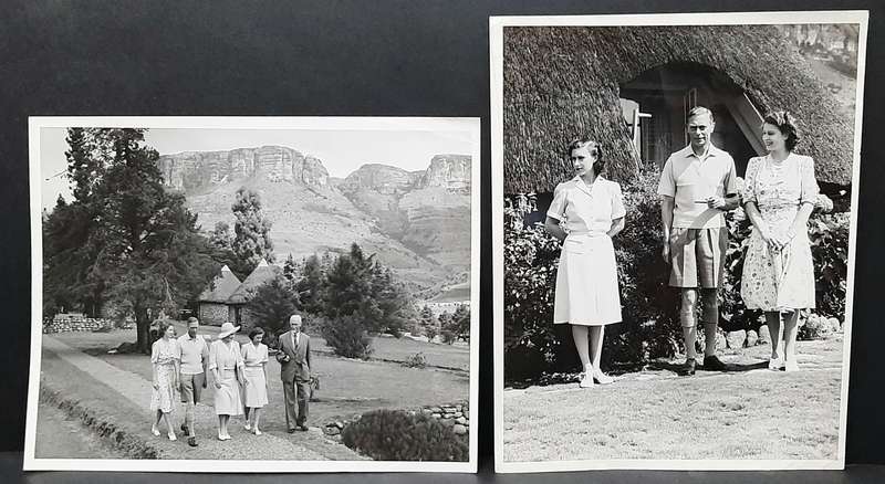 **RARE: 1947 Royal Visit to South Africa Official Photograph Lot #2 (SA Railways).**
