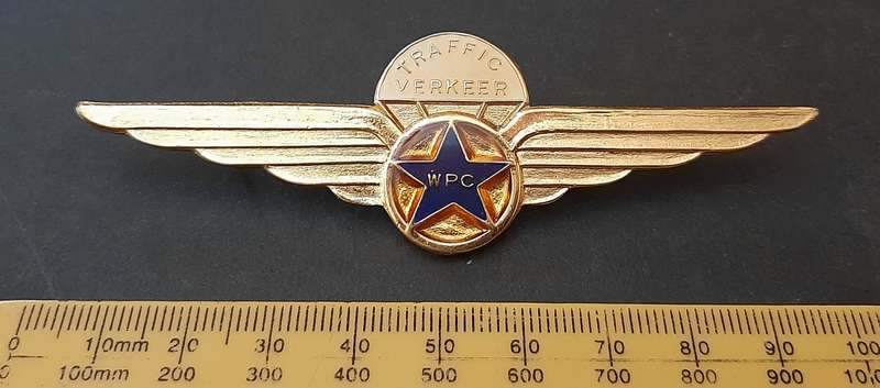 **RARE: Pre-1994 Kempton Park Traffic Dept. Parachute Wings ( All Pins).**