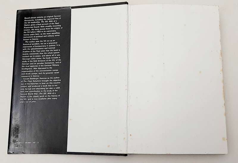 ** WW2 : History of the SS(1922-45)  Hardcover Illustrated Book .**