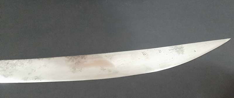 **RARE: Mid-20th Century Burmese 'Dha' Tribal Sword w/ Scabbard(0.97m).**