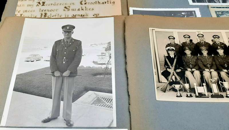 **RARE: BORDER WAR 1980s SADF  Maj.General D.J. Mortimer Photograph Lot #1 **