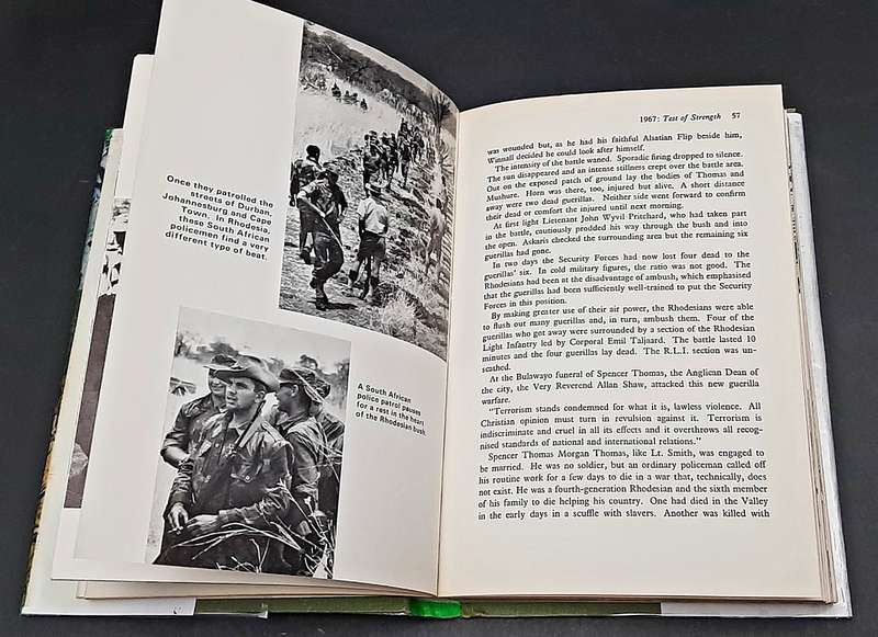 **Rhodesian Bush War: 1971 ' The Silent War: The fight for Southern Africa' H/C Book (Illustrated)**