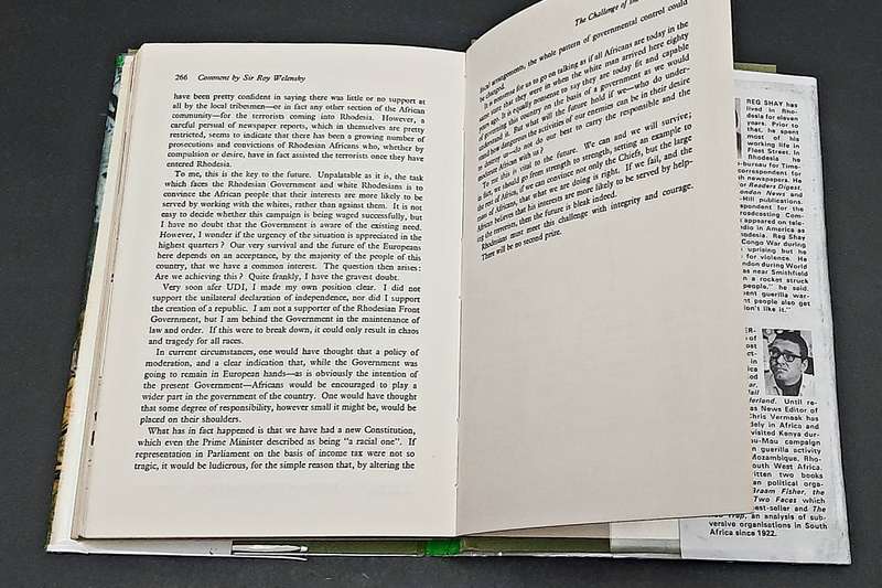 **Rhodesian Bush War: 1971 ' The Silent War: The fight for Southern Africa' H/C Book (Illustrated)**