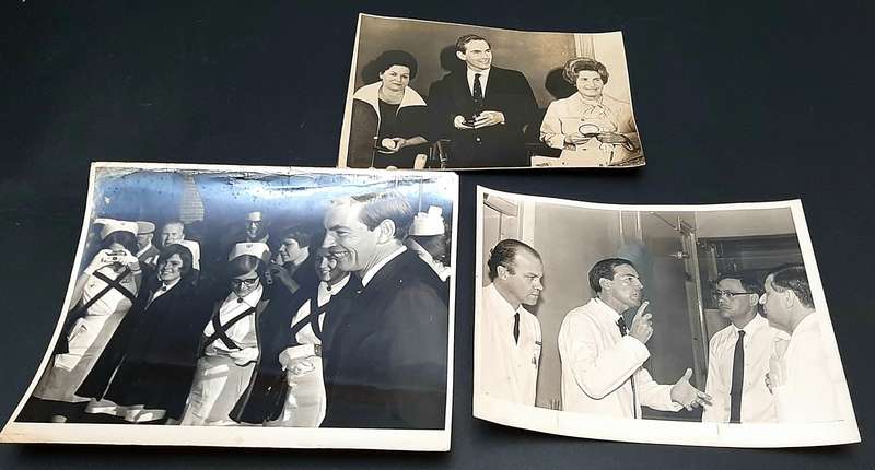 **RARE: 1967/68 Dr. Chris Barnard & Heart Team Press-Release Photograph Lot#2  **