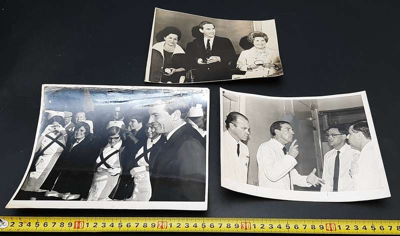 **RARE: 1967/68 Dr. Chris Barnard & Heart Team Press-Release Photograph Lot#2  **