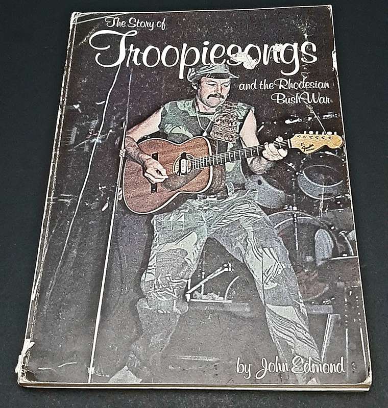 **Rhodesian Bush War: 1970s Rhodesian Armed Forces 'Troopie Songs' Music Book S/cover (USED).**