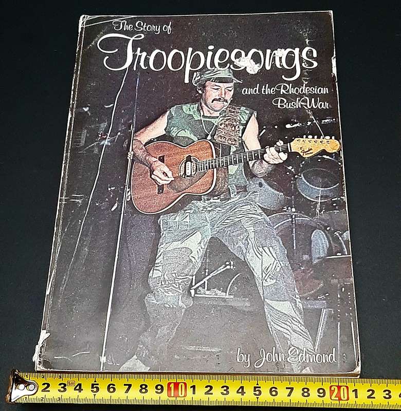 **Rhodesian Bush War: 1970s Rhodesian Armed Forces 'Troopie Songs' Music Book S/cover (USED).**