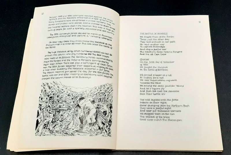 **Rhodesian Bush War: 1970s Rhodesian Armed Forces 'Troopie Songs' Music Book S/cover (USED).**