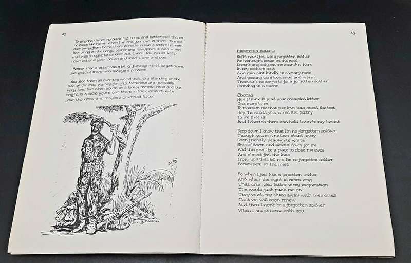 **Rhodesian Bush War: 1970s Rhodesian Armed Forces 'Troopie Songs' Music Book S/cover (USED).**