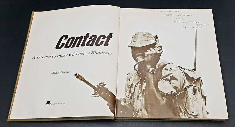 **1970s Rhodesian Bush War: 1978 Contact I H/cover Book by John Lovatt 1st Impression**