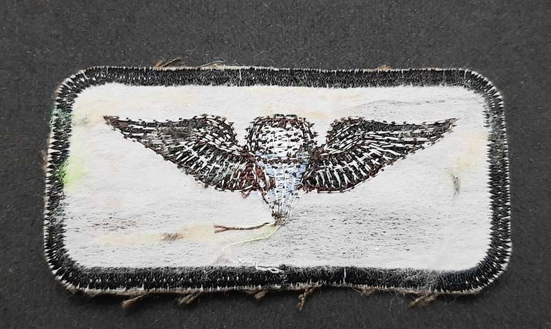 **Border War : 1980s SWATF Nutria Static-Line Parachute Qualification Badge.**
