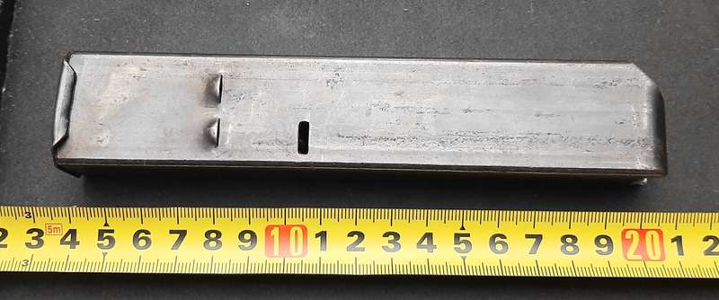 **Border War: 1980s SA Railway Police Task Force Uzi 9mm Steel Magazine**