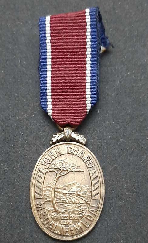 ** SADF Pre-1961: John Chard Miniature Medal w/ Ribbon. **