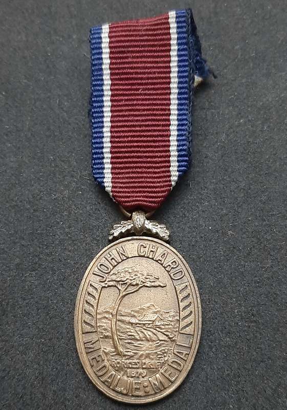** SADF Pre-1961: John Chard Miniature Medal w/ Ribbon. **