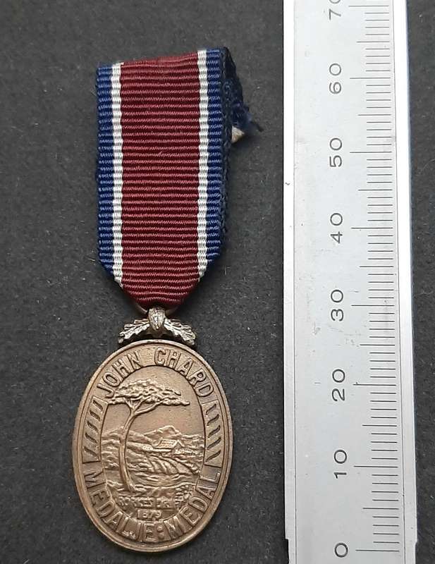 ** SADF Pre-1961: John Chard Miniature Medal w/ Ribbon. **