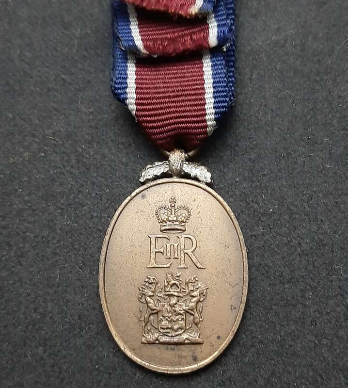 ** SADF Pre-1961: John Chard Miniature Medal w/ Ribbon. **