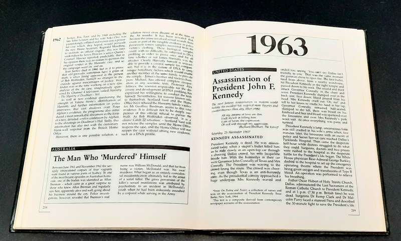 **True Crime: Chronicle of 20th Century Murder H/cover Book (Illustrated).**
