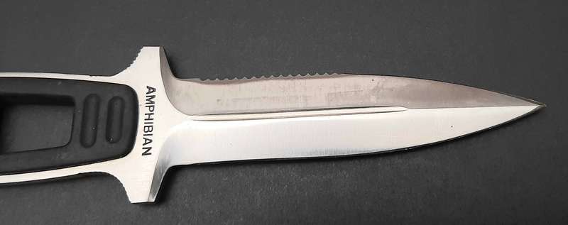 **RARE: 1990 Kershaw 'Amphibian' Diver's Knife (20cm)**