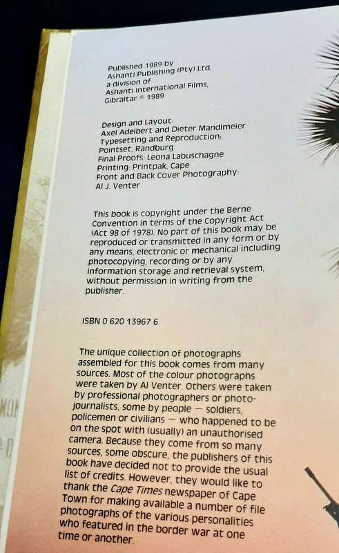 **Border War: 1989 'South Africa's Border War 1966-1989' by Willem Steenkamp (1st Ed. H/C).**