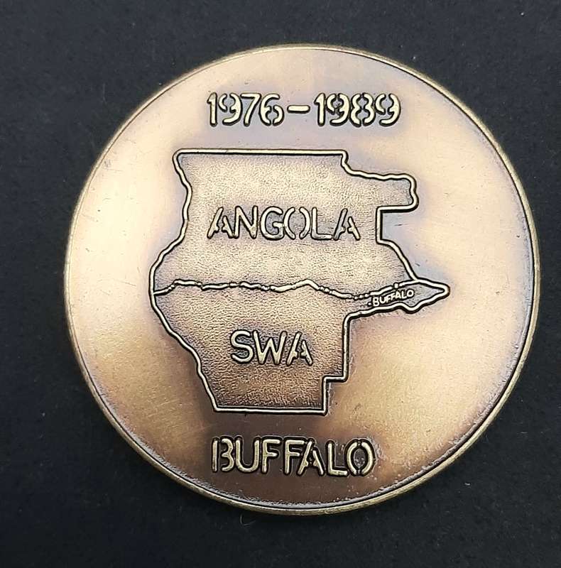SADF 32 Battalion Bronze Medallion #15 (VF+)