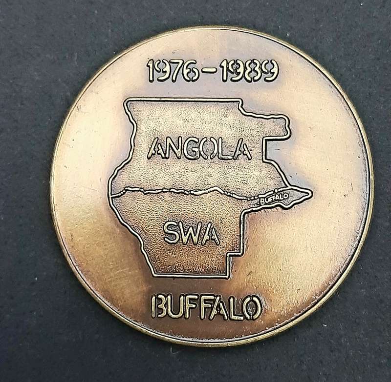 SADF 32 Battalion Bronze Medallion #15 (VF+)
