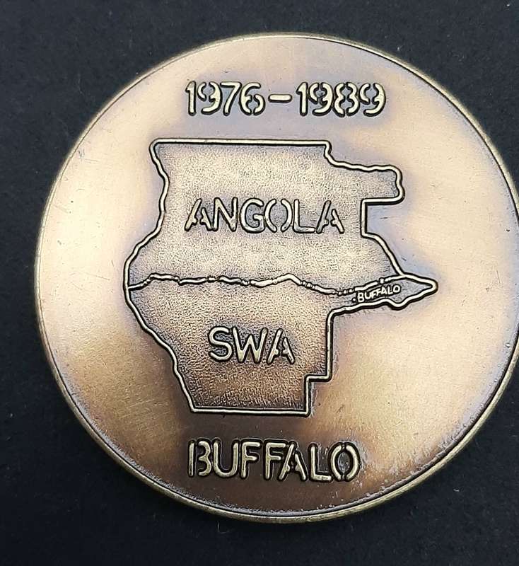 SADF 32 Battalion Bronze Medallion #15 (VF+)
