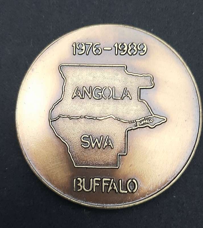 SADF 32 Battalion Bronze Medallion #15 (VF+)